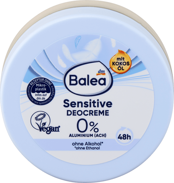 Balea Sensitive Deodorant Cream with Coconut Oil - 50ml
