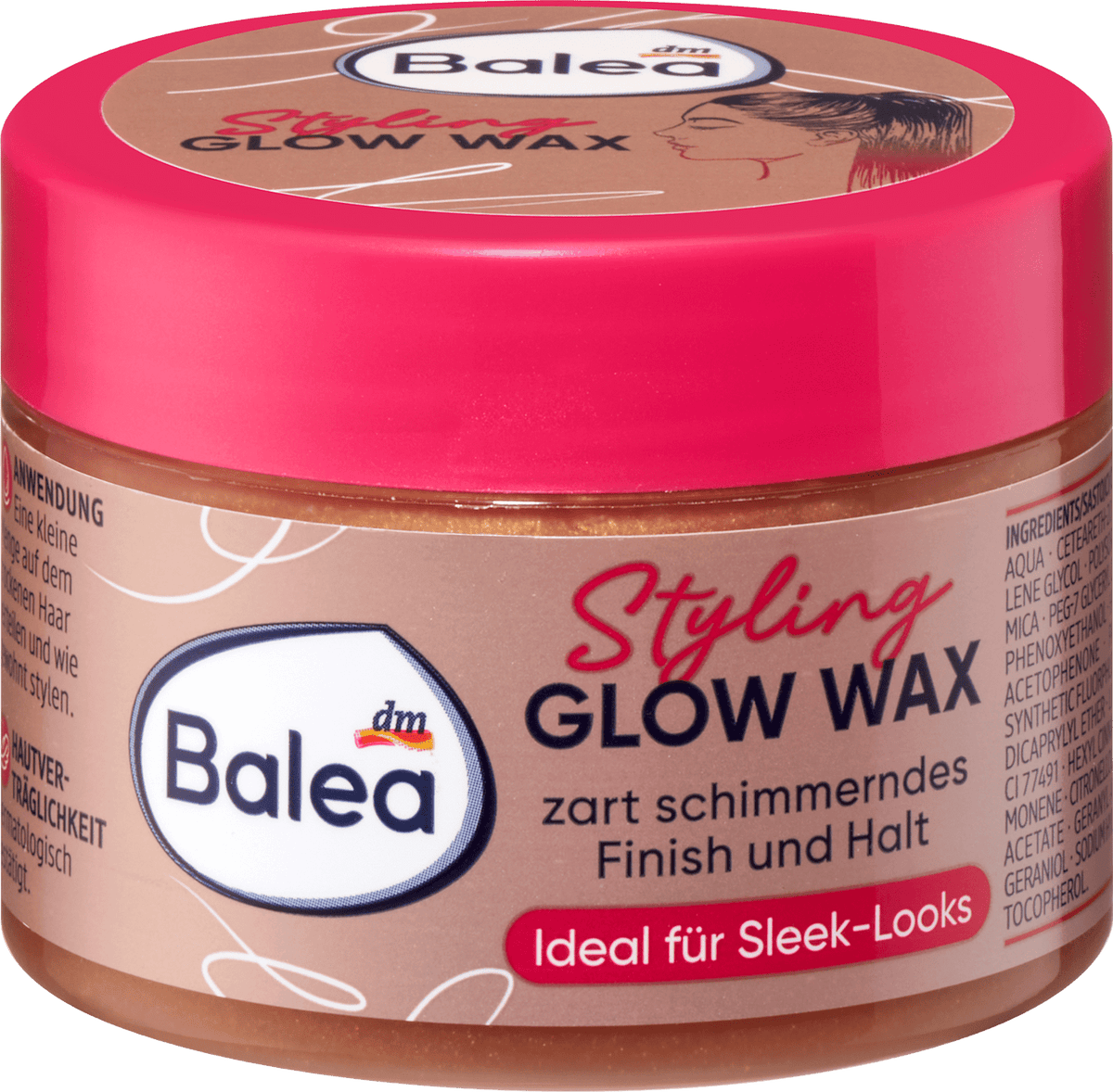 Balea Styling Glow Wax - 75ml