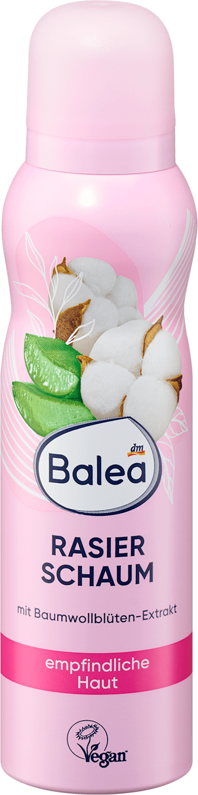 Balea Sensitive Shaving Foam with Cotton Flower - 150ml