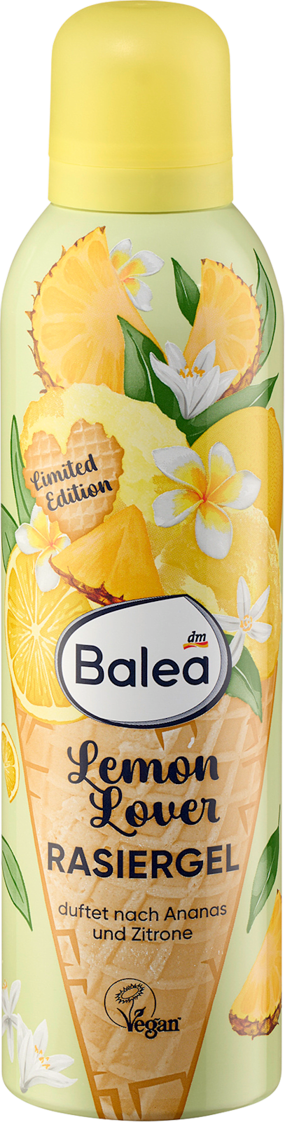 Balea Lemon Lover Shaving Gel (Limited Edition) - 200ml