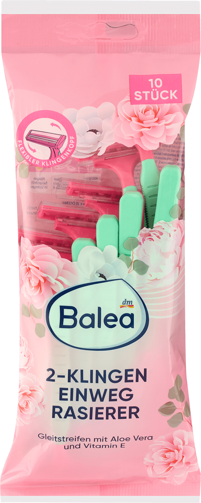 Balea 2-Blade Disposable Razors (10 Pack)