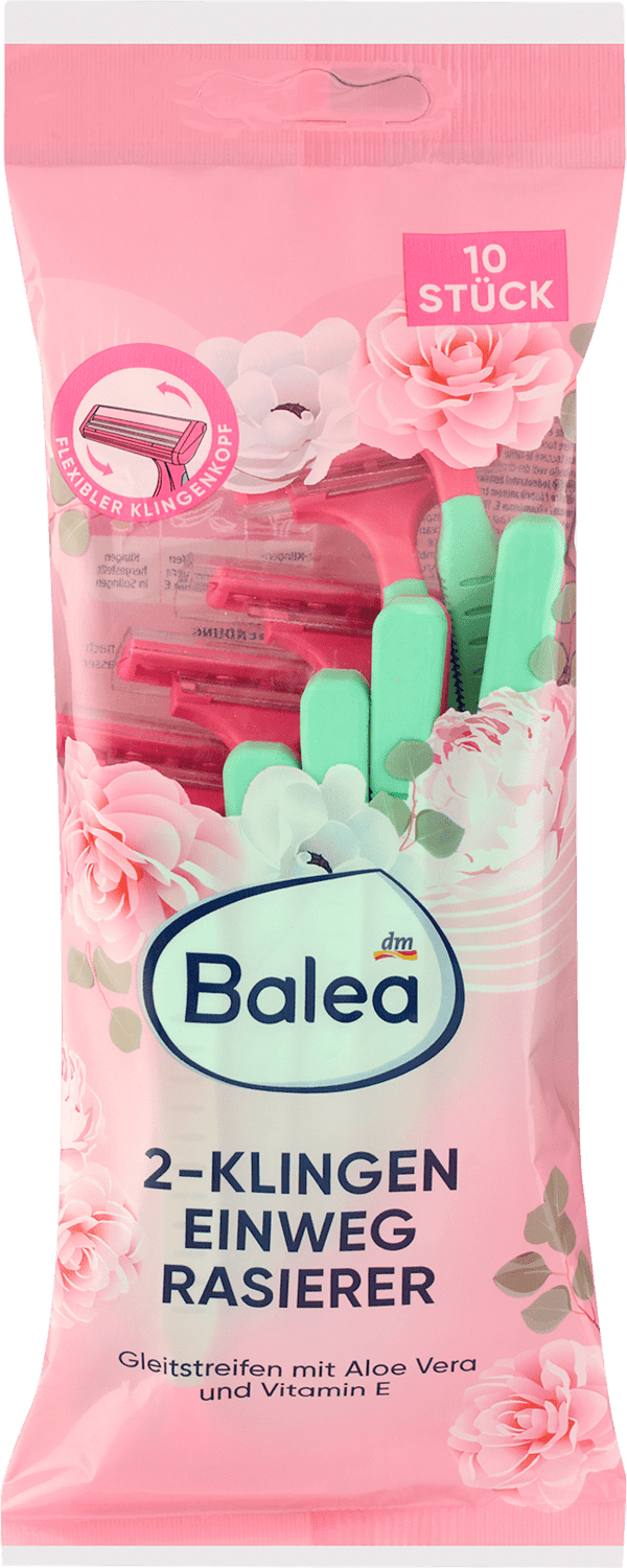 Balea 2-Blade Disposable Razors (10 Pack)