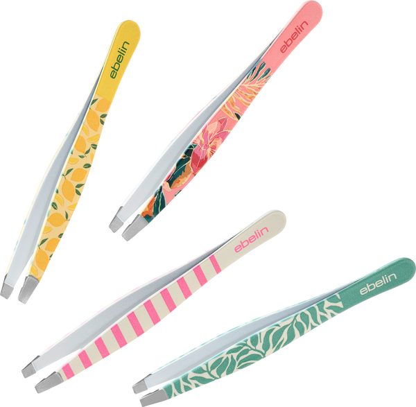 ebelin Straight Tweezers with Lemon Print (Pinzette Gerade)